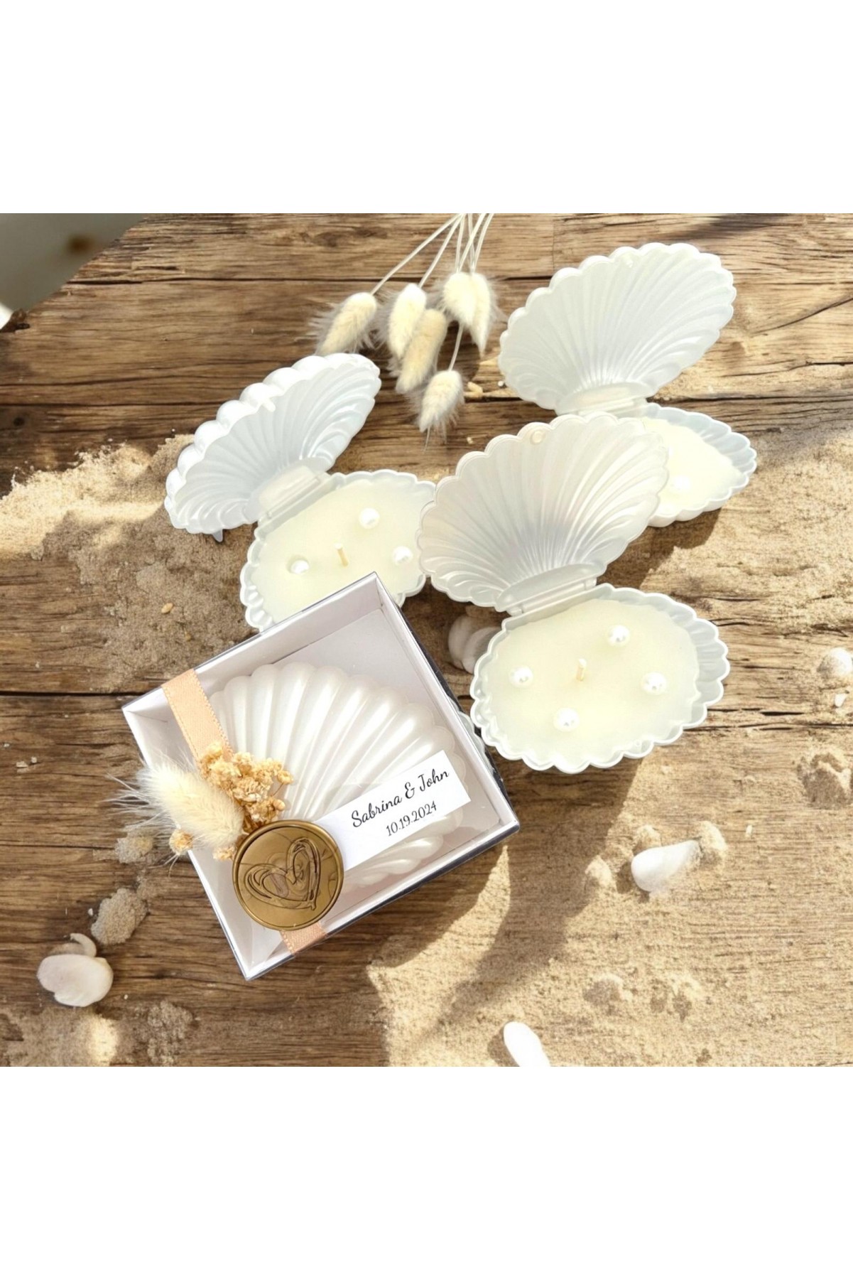 İstridye Mum Hediyeliği