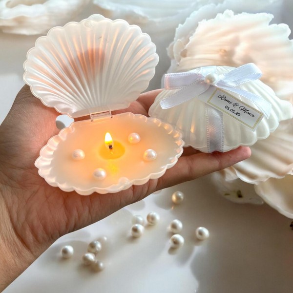 İstridye Mum Hediyeliği