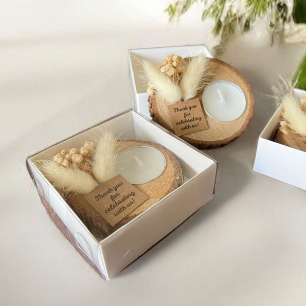 Kütük Mum Hediyeliği