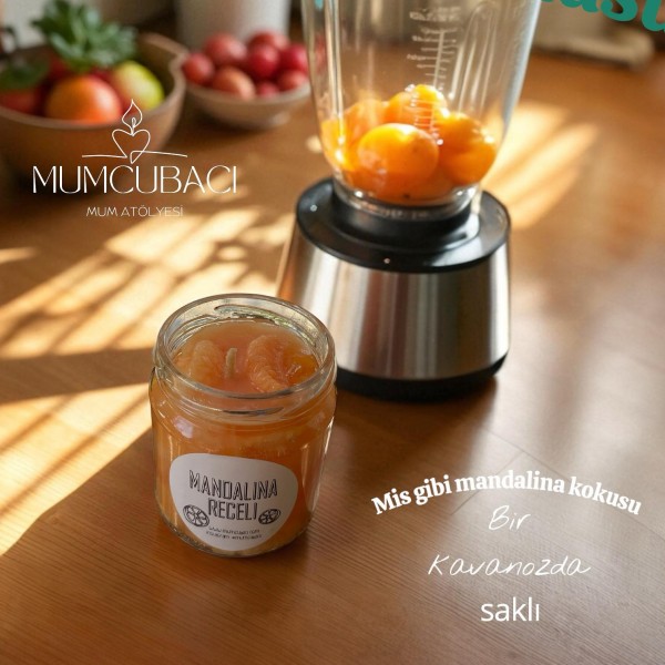 Mandalina Kokulu Reçel Mum
